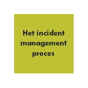 Het Incident management proces